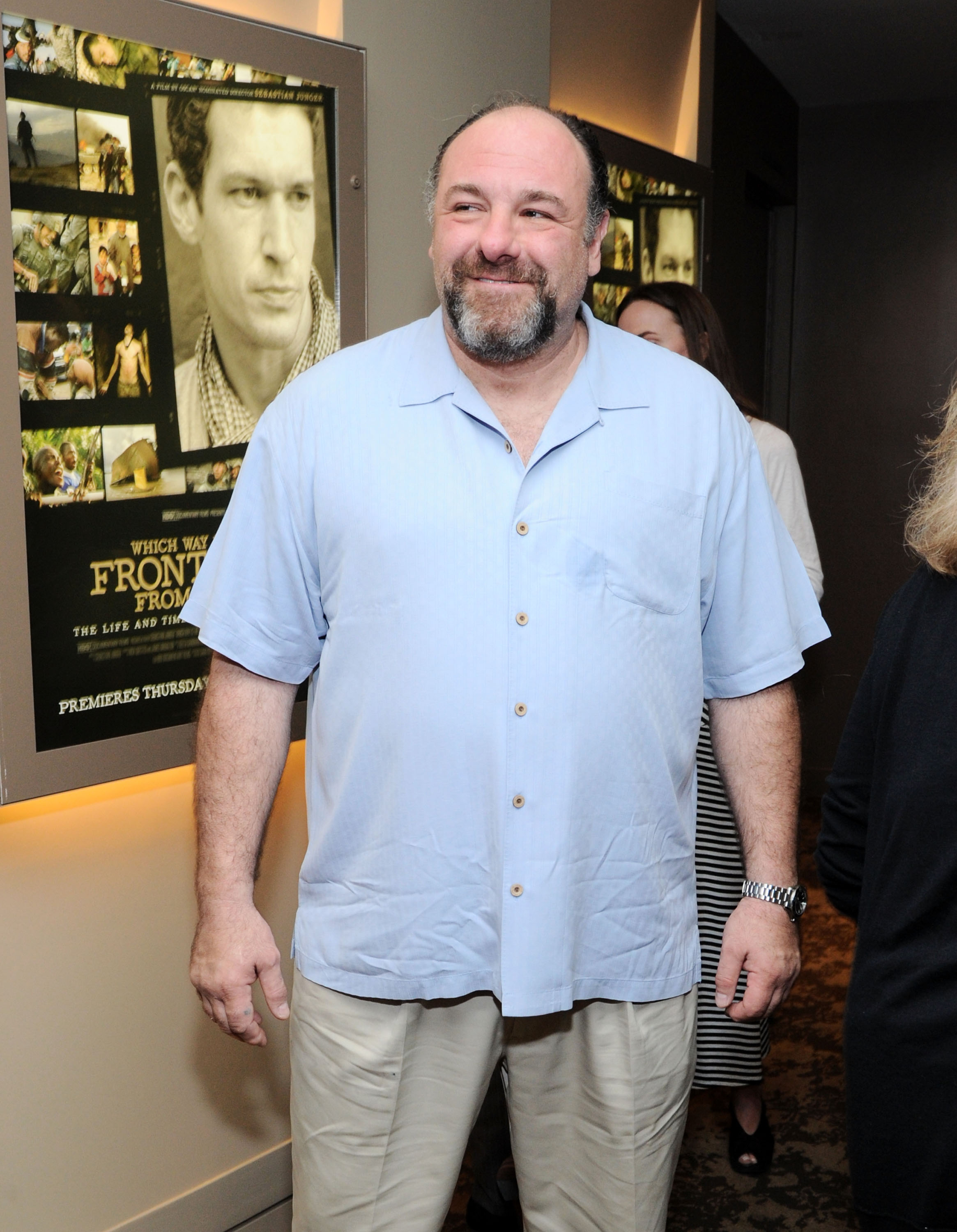 James Gandolfini zagrał kilka znanych ról przed śmiercią. Na tym zdjęciu widać go podczas