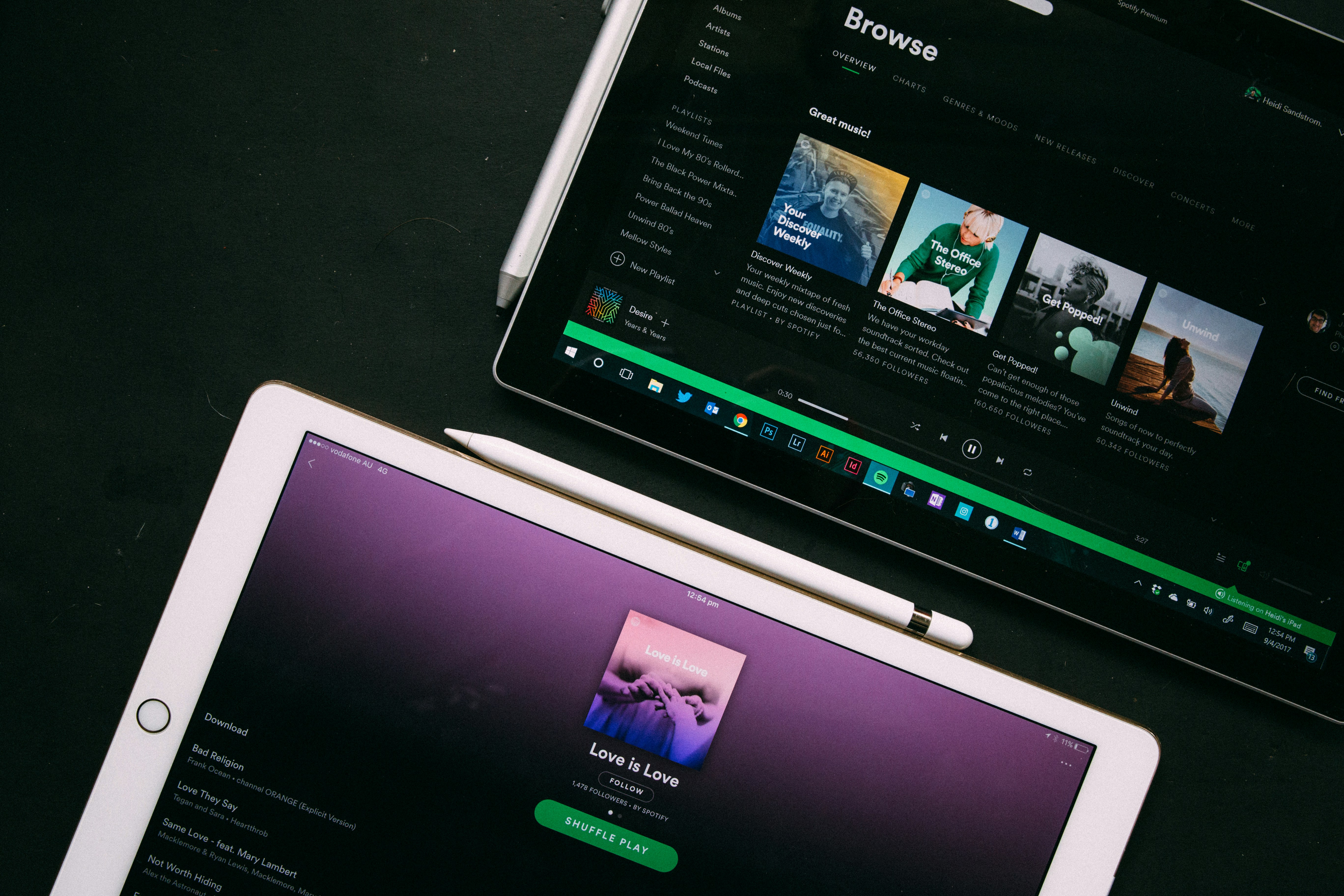 Interfejs Spotify | Źródło: Unsplash