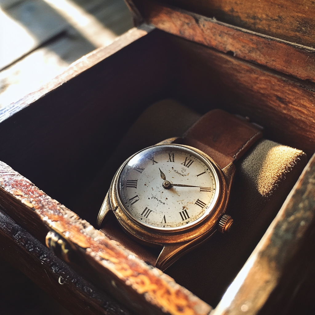 Zegarek w stylu vintage | Źródło: Midjourney
