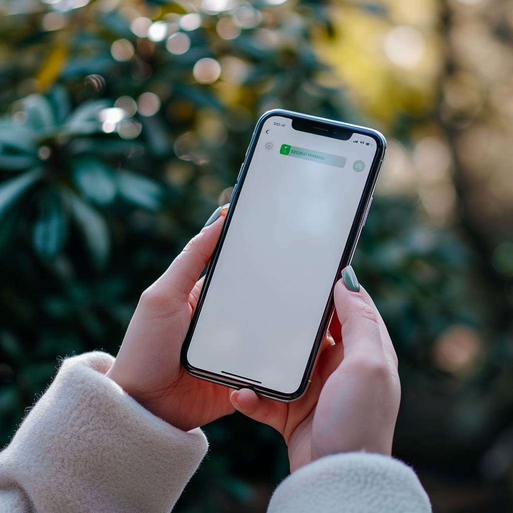 Osoba trzymająca telefon | Źródło: Midjourney