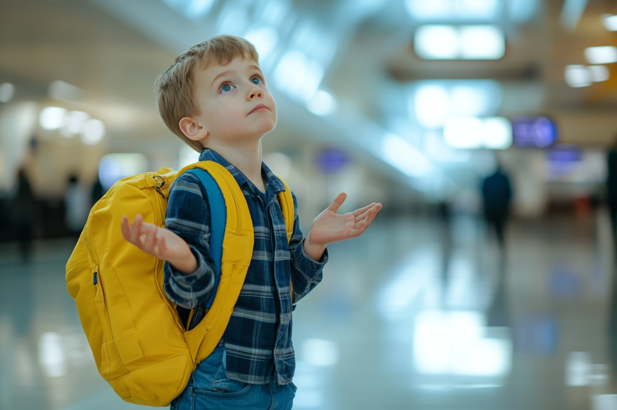 Chłopak wzruszający ramionami | Źródło: Midjourney