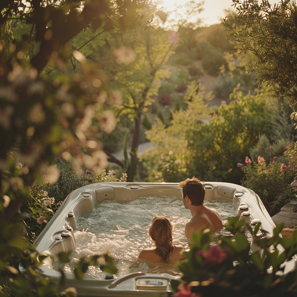 Para w jacuzzi | Źródło: Midjourney