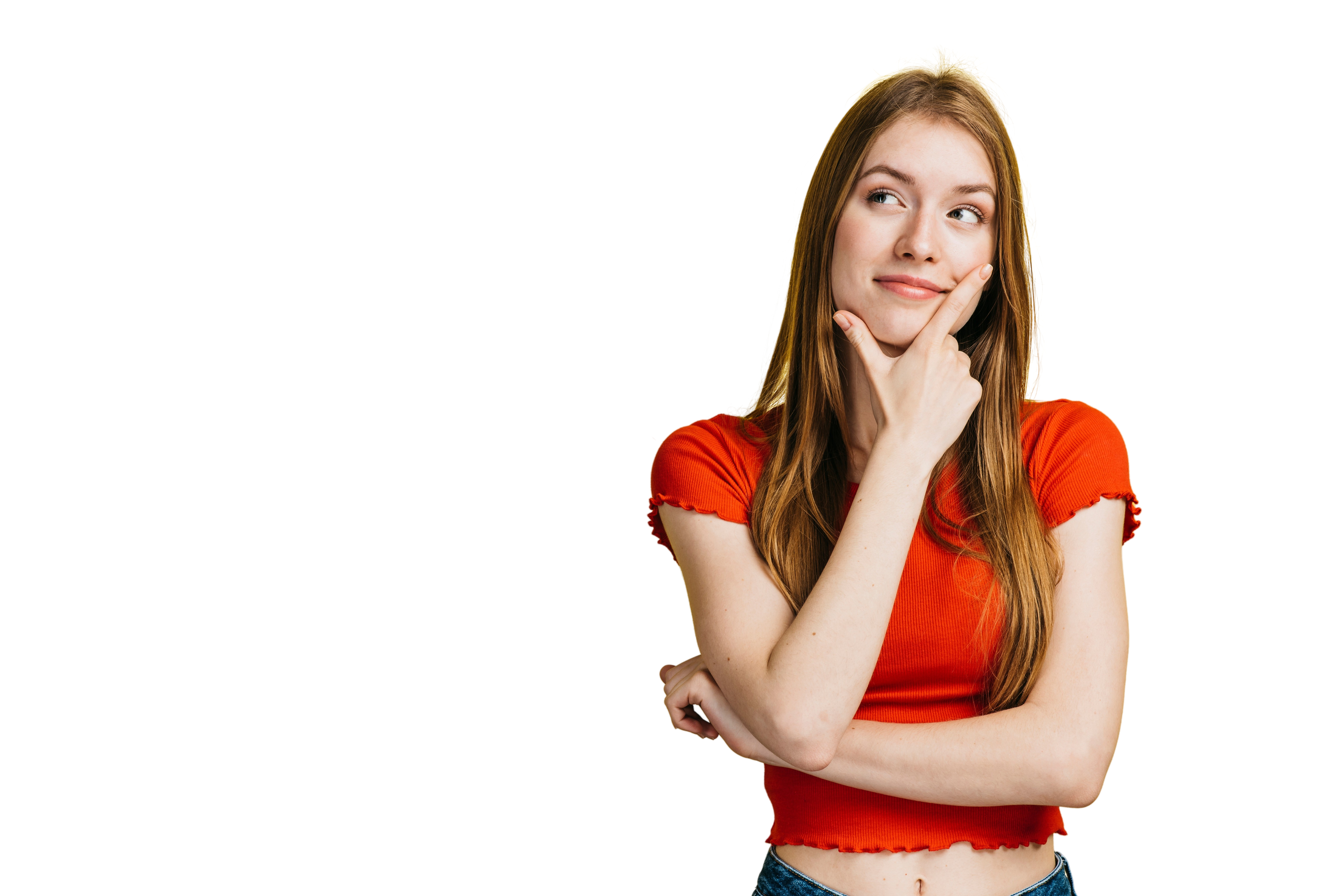 Zastanawiająca się kobieta | Źródło: Freepik